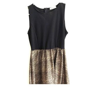 💛Black and gold dress